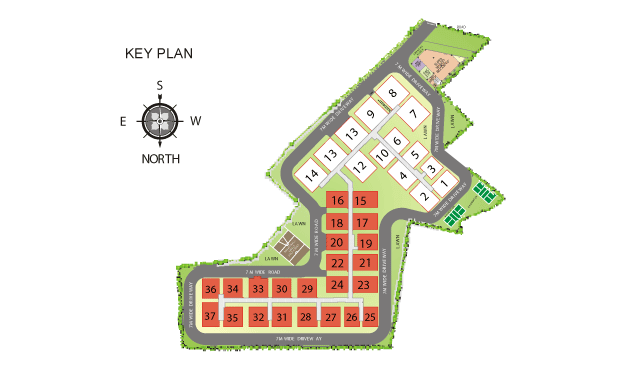 South wing layout